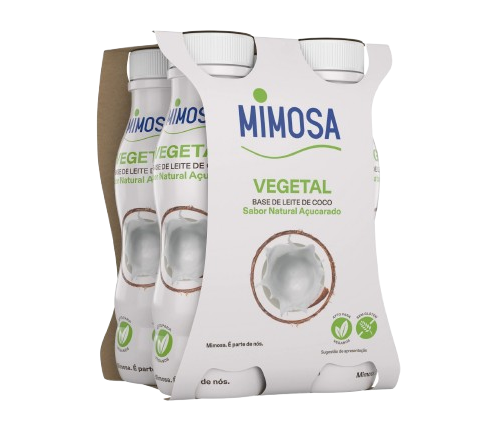 IOGURTE VEGETAL NATURAL AÇUCARADO MIMOSA 4X151ML