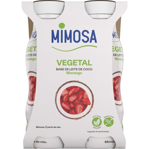 IOGURTE VEGETAL MORANGO MIMOSA 4X151ML