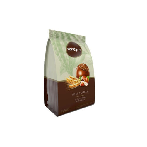 BOMBONS CANDYCAT AVELÃ E CEREAIS SACO 134GR