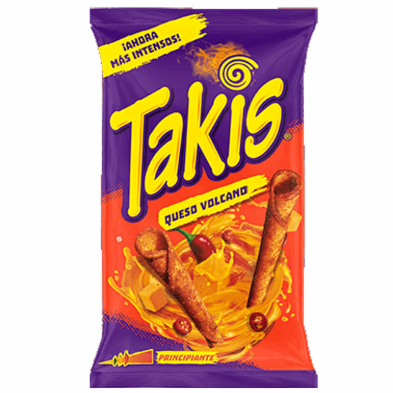 SNACK ROLITOS DE MILHO QUEIJO TAKIS 140GR