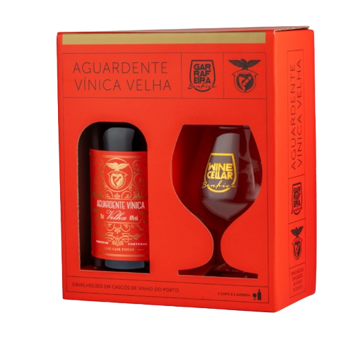 AGUARDENTE MARTHA'S ED BENFICA C/ COPO 75CL