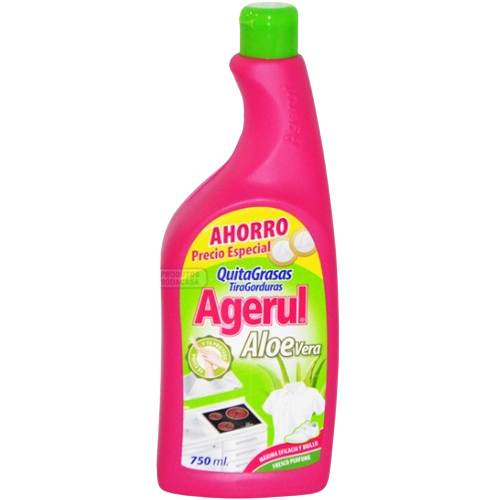 TIRA GORDURAS AGERUL ALOE VERA RECARGA 750ML