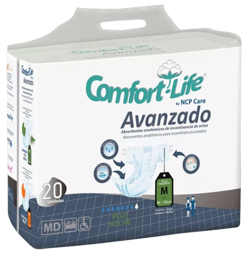 FRALDA INCONTINENCIA M 7 GOTAS COMFORT LIFE 20UN