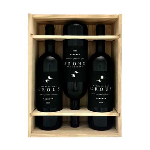 VINHO TINTO HERDADE GROUS RESERVA 3X75CL