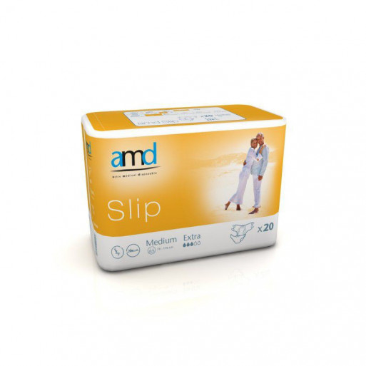 FRALDA INCONTINENCIA AMD SLIP EXTRA MEDIA M 20UNI