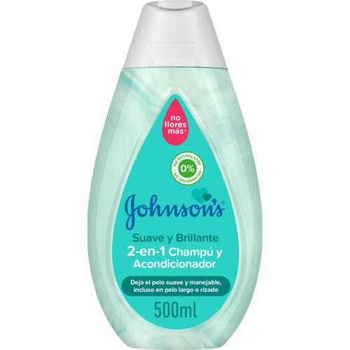 CHAMPÔ 2 EM 1 SUAVE E BRILHANTE JOHNSON`S 500ML