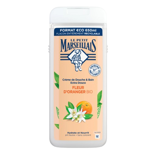 GEL BANHO FLOR LARANJA LE PETIT MARSEILLAIS  650ML