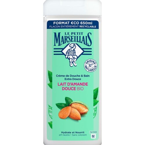 GEL BANHO AMÊNDOAS DOCES LE PETIT MARSEILLAIS 650ML