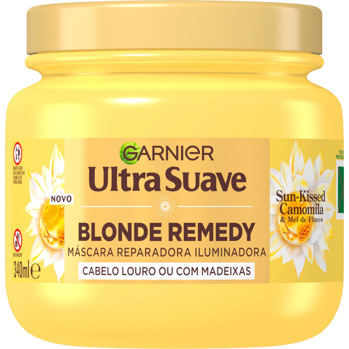 MÁSCARA CABELO CAMOMILA BLONDE REMEDY ULTRA SUAVE 340ML