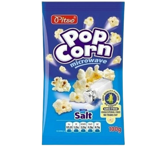 PIPOCAS MICROONDAS SAL PITSON 100GR