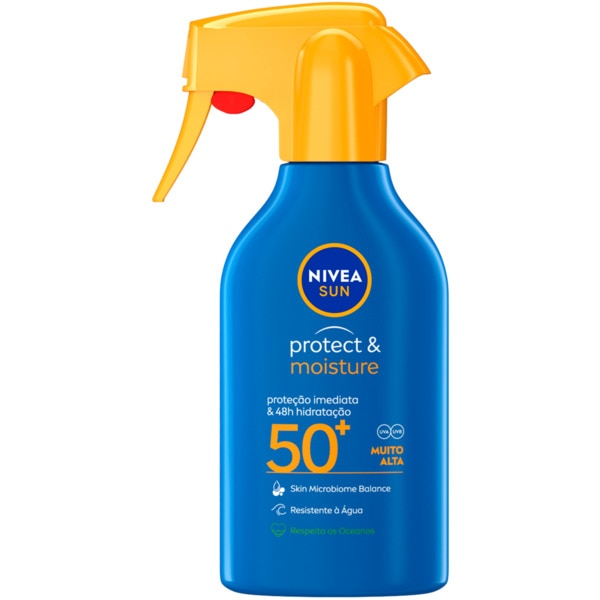 PROTETOR SOLAR SPRAY PROTECT & MOISTURE NIVEA FP50 270ML