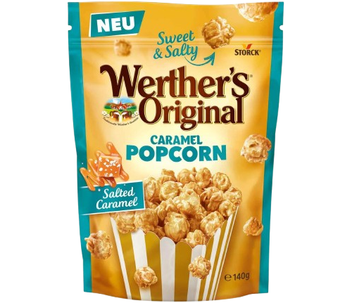 PIPOCAS CARAMELO SALGADO WERTHER'S ORIGINAL 140GR