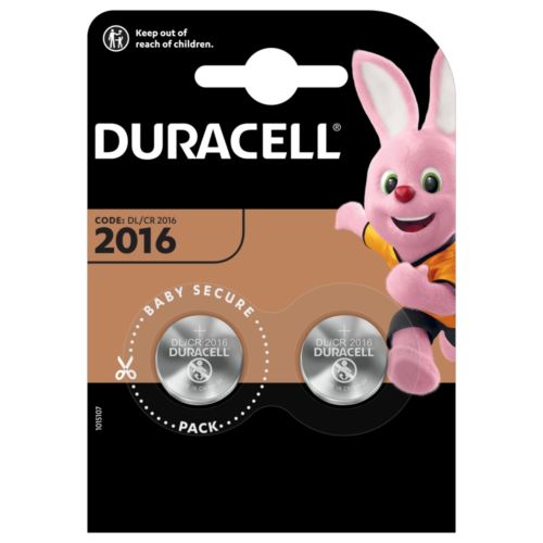 PILHAS DURACELL CR 2016 2U