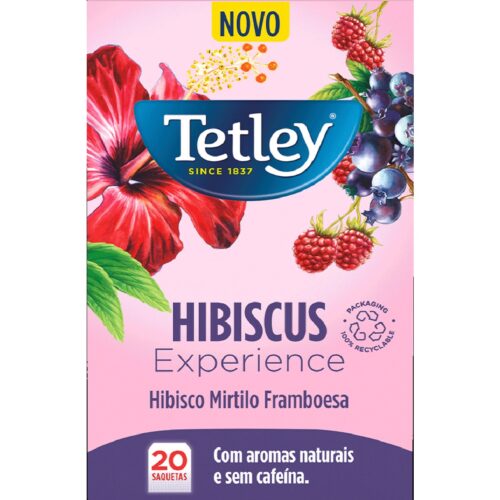 CHÁ TETLEY HIBISCUS 20SAQ
