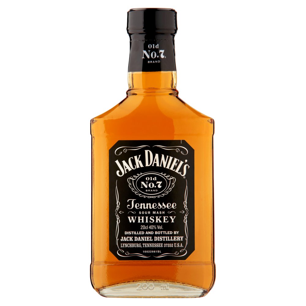 WHISKY JACK DANIEL'S OLD Nº7 TENESSEE 20CL
