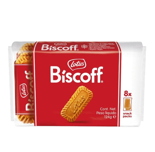 BOLACHA BISCOFF LOTUS 124GR 8UN