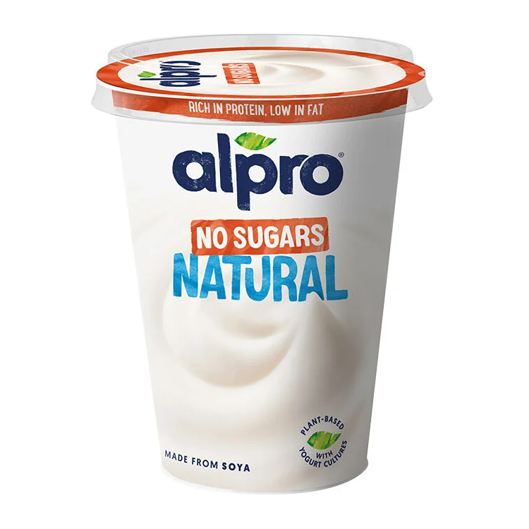 IOGURTE SOJA NATURAL S/ AÇÚCAR ALPRO 400GR