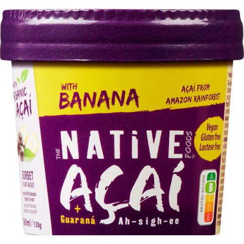 AÇAÍ + BANANA 0% AÇÚCAR NATIVE 160ML