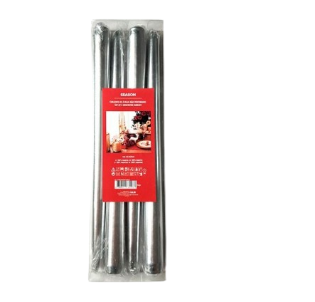 CONJUNTO VELAS PRATA FT1053M 4UN