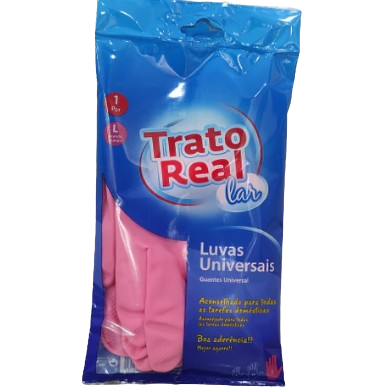 LUVAS UNIVERSAIS ROSA TAM. PEQUENO TRATO REAL