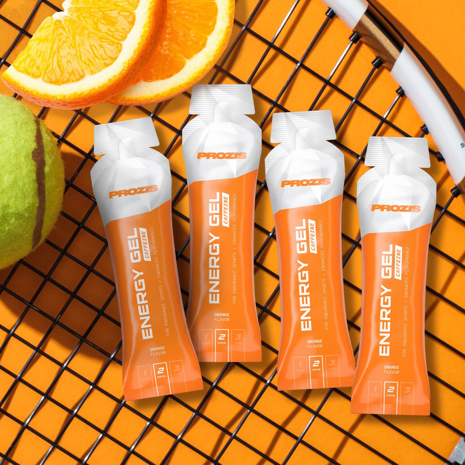 SUPLEMENTO ENERGY GEL CAFEÍNA LARANJA PROZIS 50GR