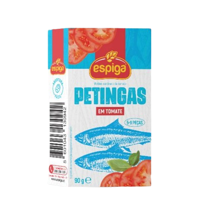 PETINGAS EM TOMATE ESPIGA 120GR