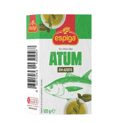 ATUM POSTA EM AZEITE ESPIGA 120GR