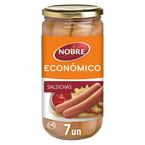 SALSICHA ECONOMICA EXTRA SUCULENTA NOBRE 7UN 350GR