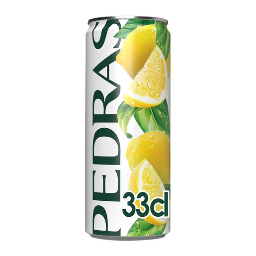 AGUA C/GÁS LIMÃO PEDRAS LATA 33CL