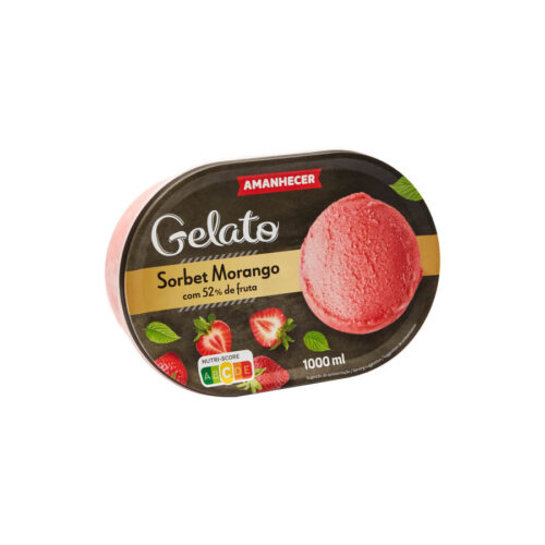 GELADO SORBET MORANGO AMANHECER 1LT