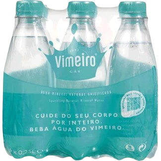 ÁGUA C/GÁS VIMEIRO 6X25CL