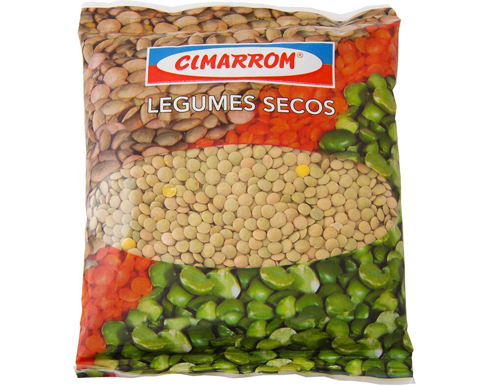 LENTILHAS VERDES CIMARROM 500G