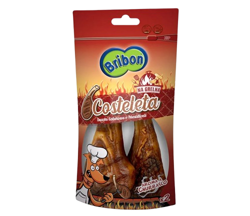 SNACK BRIBON NA GRELHA COSTELETA 2U