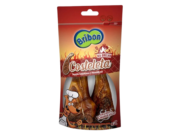 SNACK BRIBON NA GRELHA COSTELETA 2U