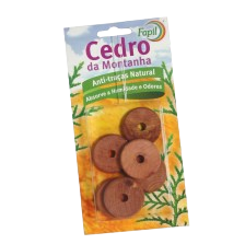 CEDRO ANTI-TRAÇA NATURAL ARGOLAS FAPIL