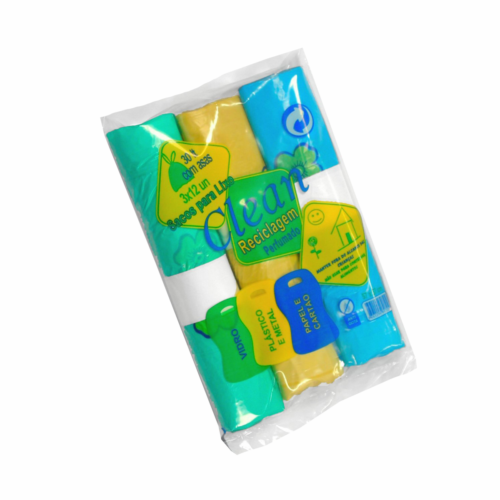 SACOS DO LIXO P/ RECICLAGEM 30LT FAPIL 3X12UN