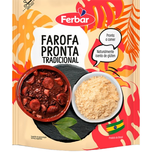 FAROFA PRONTA TRADICIONAL FERBAR 250GR