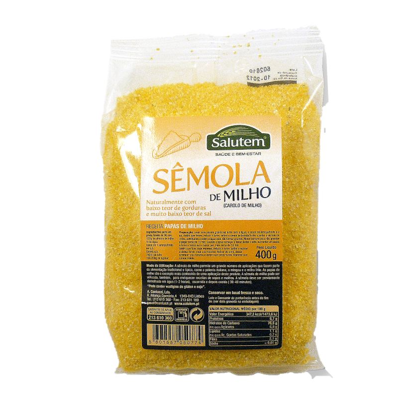 SÊMOLA MILHO SALUTEM 500GR