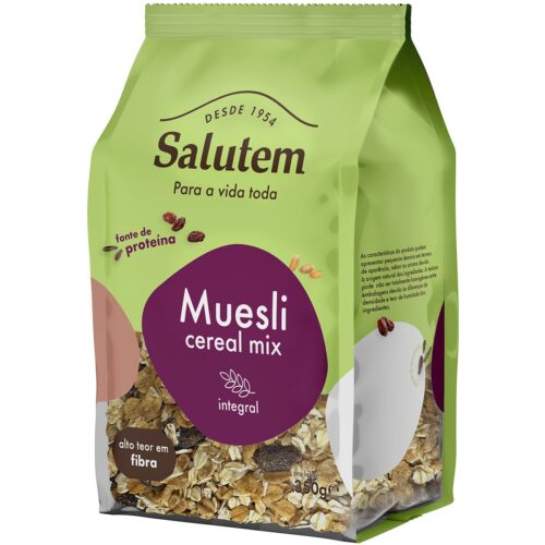 MUESLI CEREAIS MIX INTEGRAL SALUTEM 350GR
