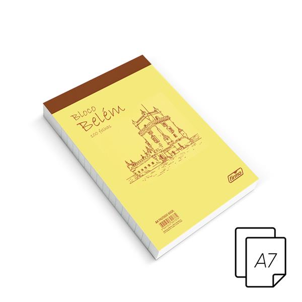 BLOCO BELEM A7 60/100FLS PAUTADO