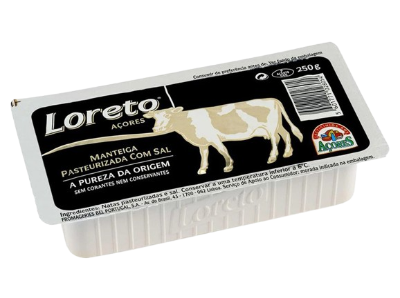 MANTEIGA LORETO 250GR