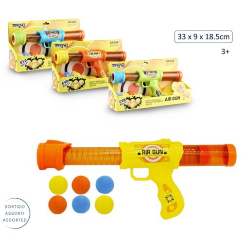 PISTOLA COM BOLAS JQ 144277