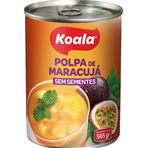 POLPA MARACUJA SEM SEMENTES KOALA 565GR