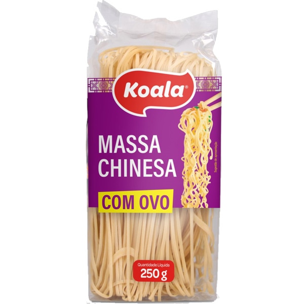 MASSA CHINESA COM OVOS KOALA 250GR