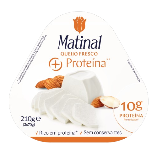 QUEIJO FRESCO MATINAL +PROTEÍNA 3X70GR