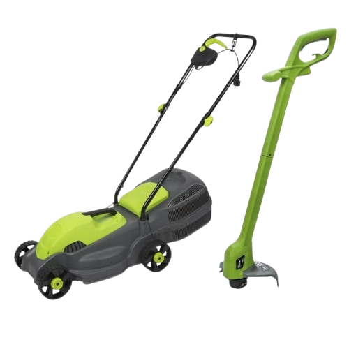MAQUINA DE RELVA 1200W - 320MM + APARADOR CANTOS 250W