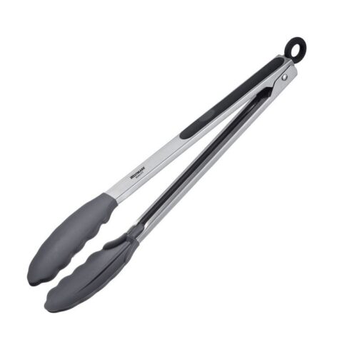TENAZ SERVIR C/ MOLA INOX / SILICONE 35CM 9657
