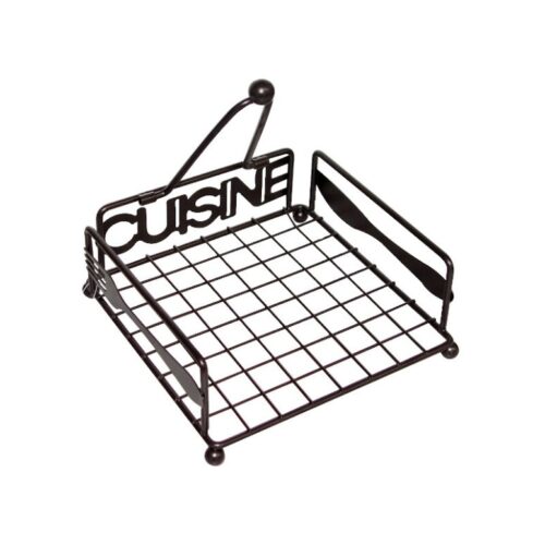 SUPORTE P/GUARDANAPOS 18CM ARAME CUISINE