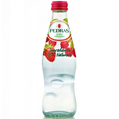 ÁGUA C/GÁS PEDRAS FRUTOS VERMELHOS 25CL