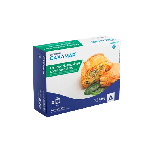 FOLHADO BACALHAU COM ESPINAFRES CAXAMAR 450GR